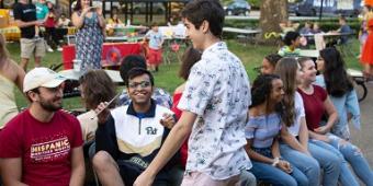 On campus social event